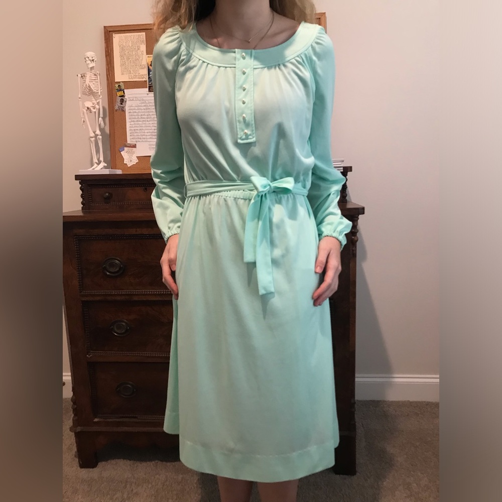 Vintage teal dress